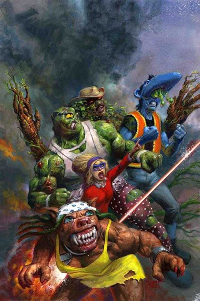 Toxic Avenger Comics #3 Cover C Fred Harper Exclusive Trading Card By Rob Steen Variant (Mature)