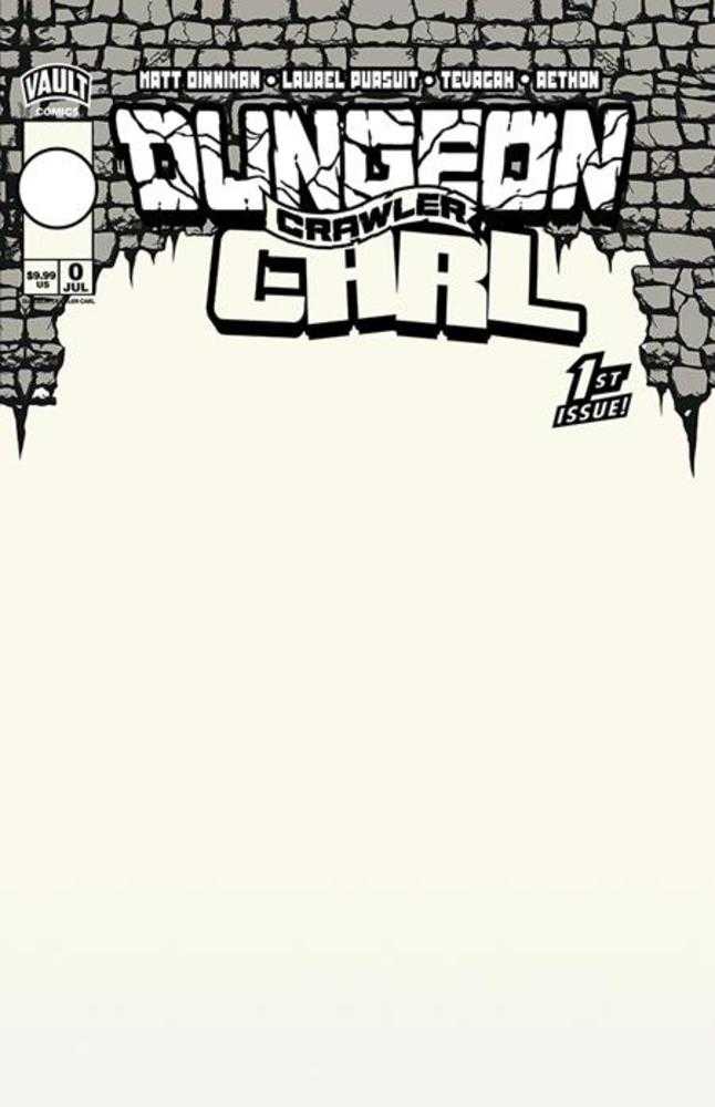 Pre-Order July 15 -Dungeon Crawler Carl Special Edition #0 Cover E Blank Sketch Variant