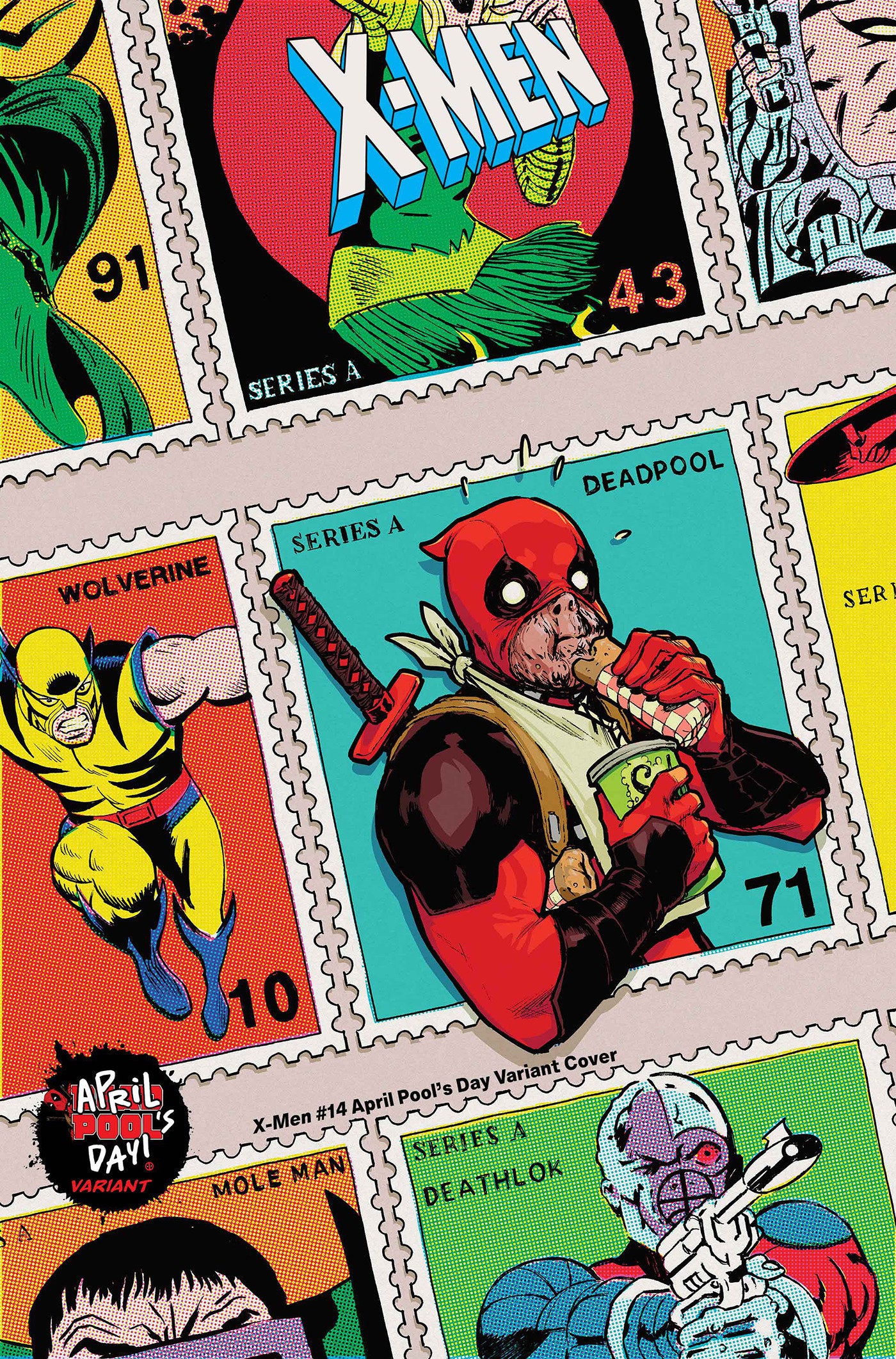 X-Men #14 David Lopez April Pool's Day Variant