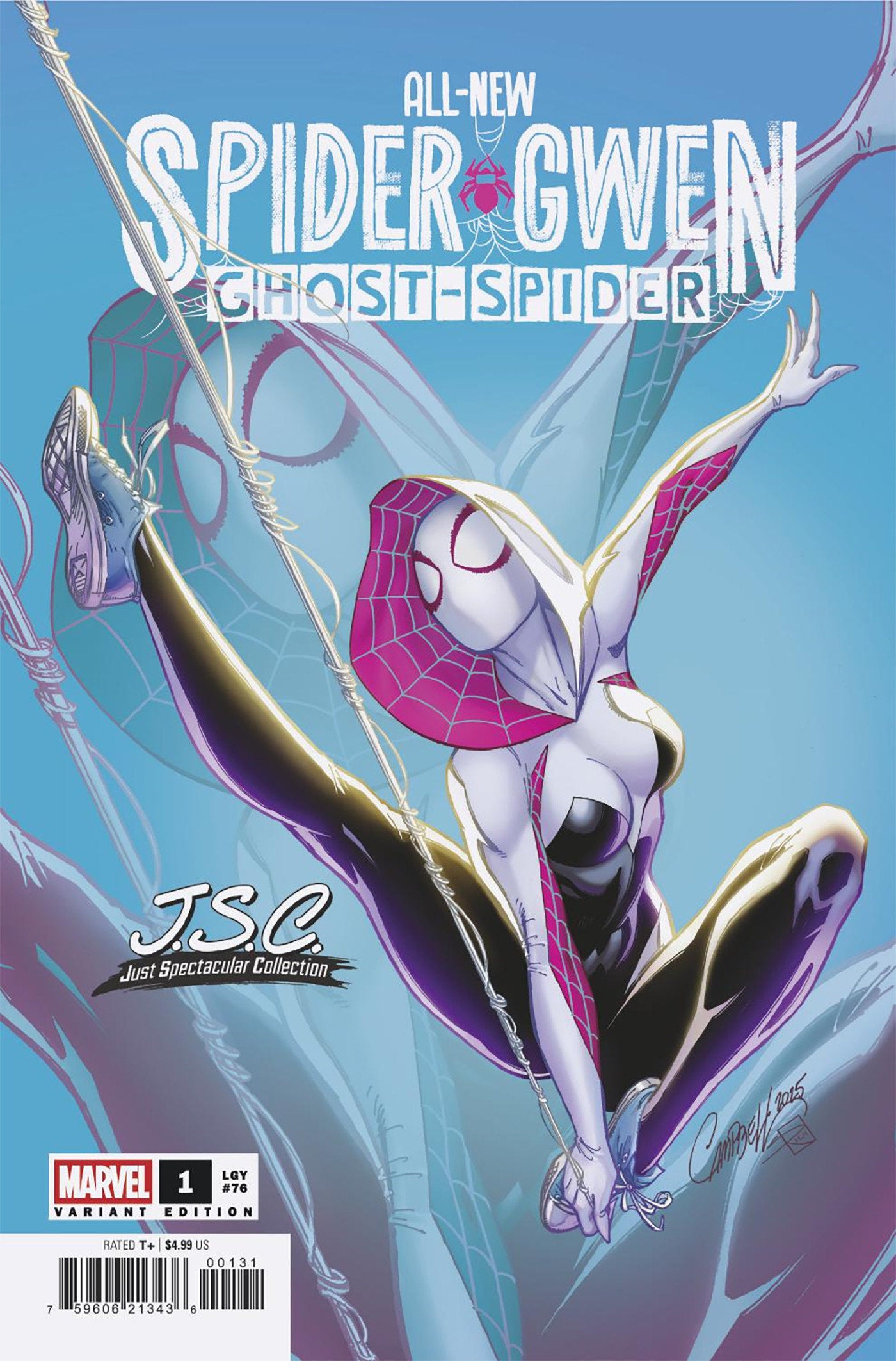 All New Spider Gwen: The Ghost Spider #1 J. Scott Campbell Just Spectacular Collection Variant