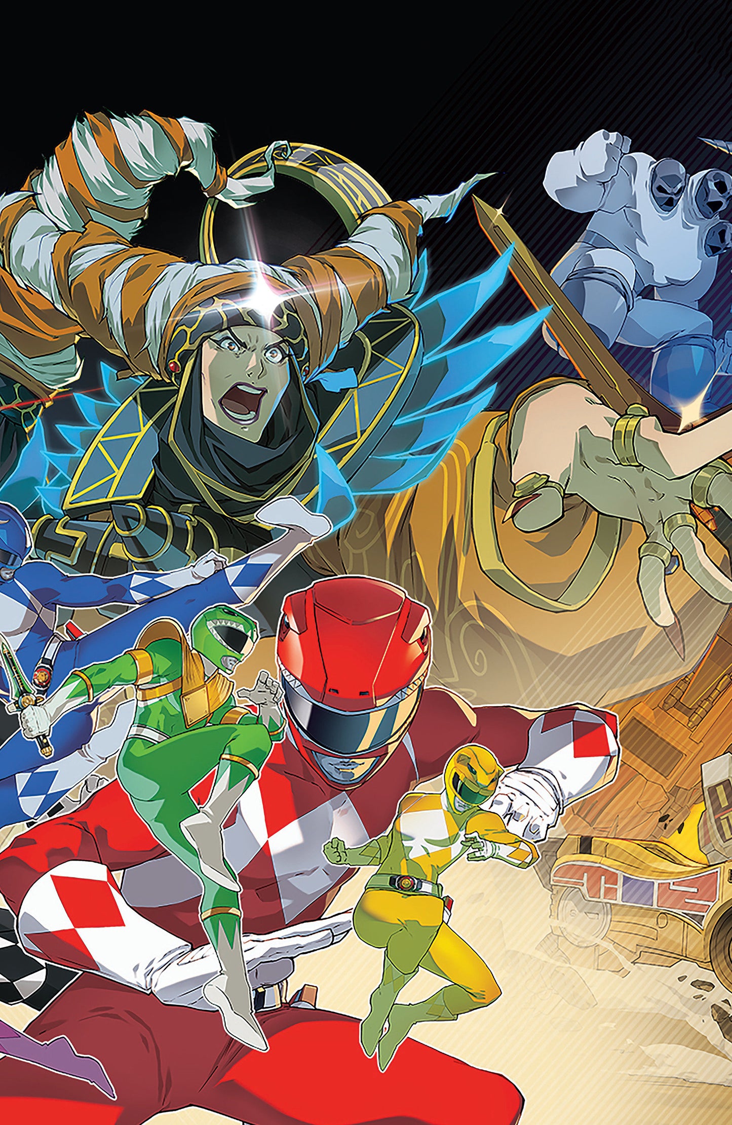 Mighty Morphin Power Rangers: Rita's Rewind #1 C Variant (Full Art, Foil, Game Art)