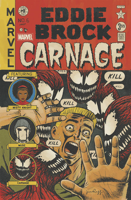 Eddie Brock: Carnage #6 Jim Rugg Retrovision Variant